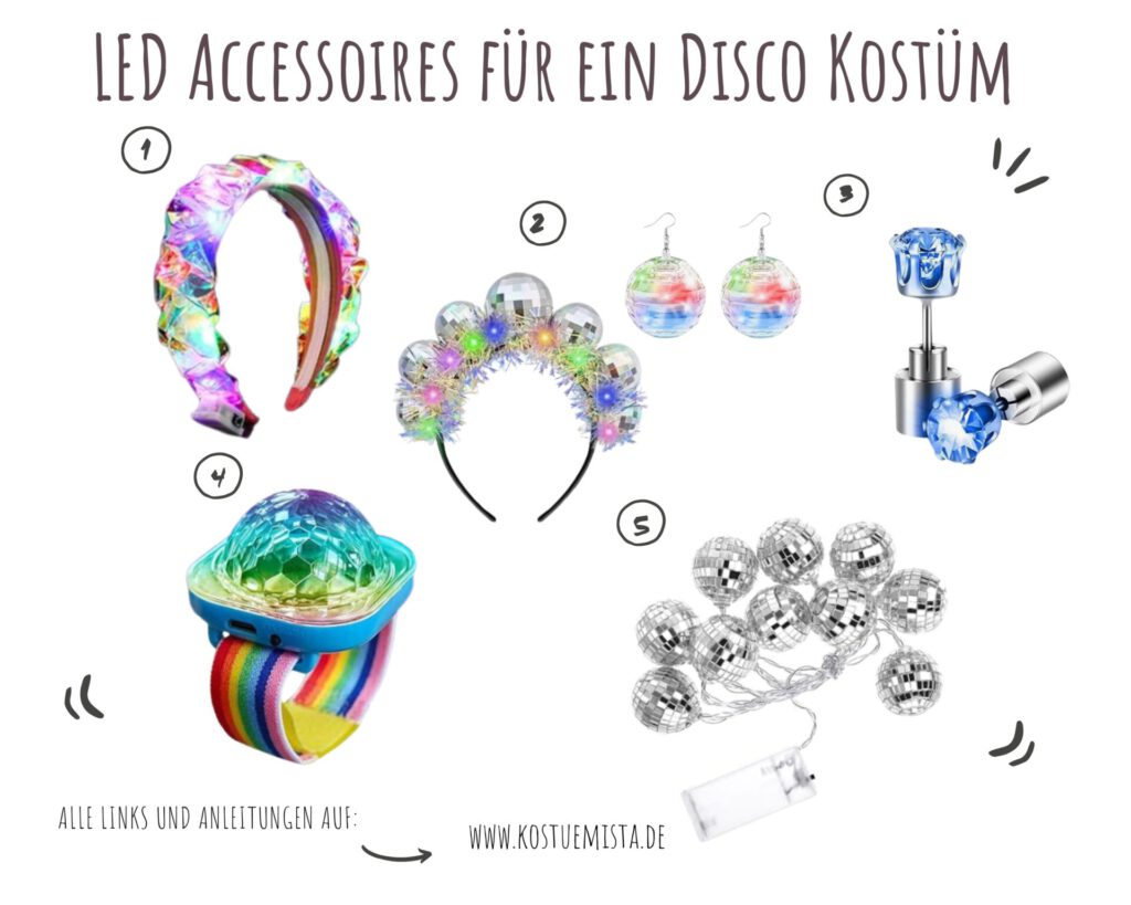 Disco-Kostüm Für Kinder – Bunt & Atmungsaktiv, Größe 104, Ideal Für Karneval & Fasching